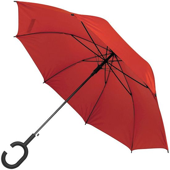 Зонт-трость Charme, красный - подробное фото