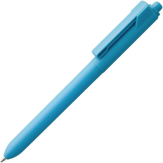 Ручка шариковая Hint, голубая - подробное фото