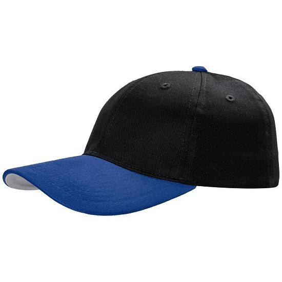 Бейсболка Ben Loyal, черная с синим - подробное фото
