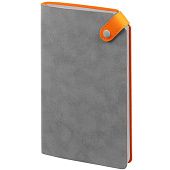 Ежедневник Corner, недатированный, серый с оранжевым - фото