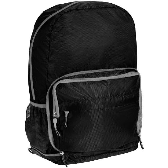 Складной рюкзак-трансформер Torren, черный - подробное фото