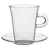 Чашка с блюдцем Glass Duo - фото