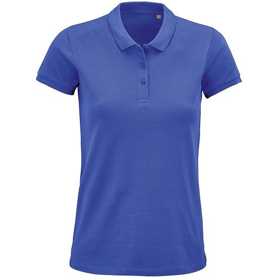 Рубашка поло женская Planet Women, ярко-синяя - подробное фото
