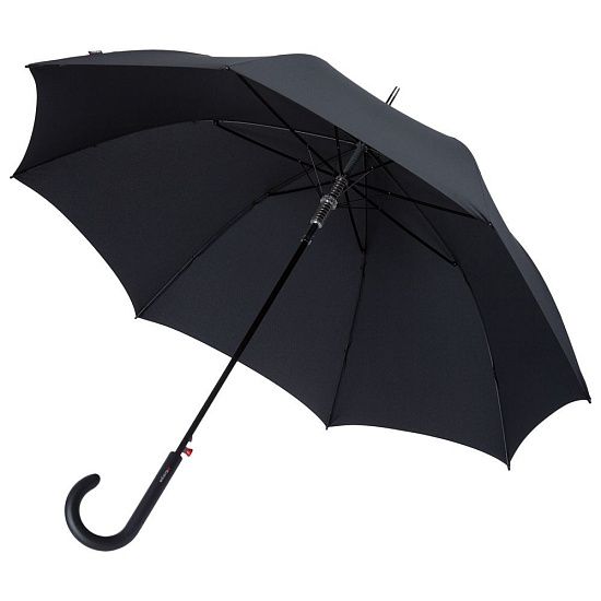 Зонт-трость E.703, черный - подробное фото