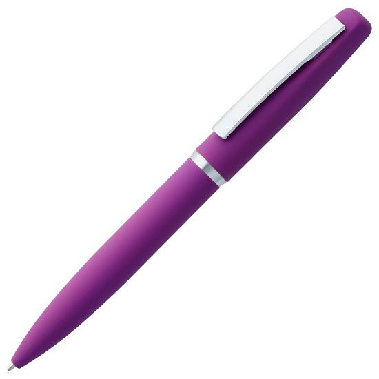 Ручка шариковая Bolt Soft Touch, фиолетовая - подробное фото
