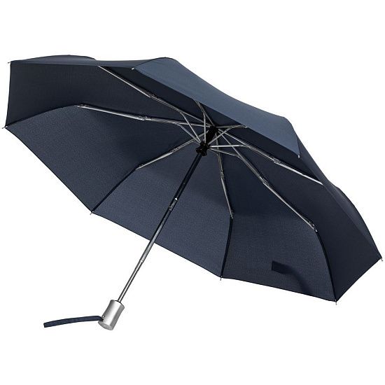 Зонт складной Rain Pro, синий - подробное фото