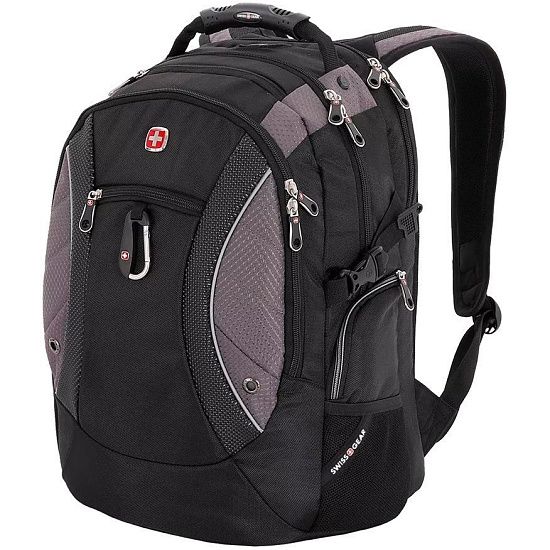 Рюкзак для ноутбука Swissgear Сarabine, черный с серым - подробное фото