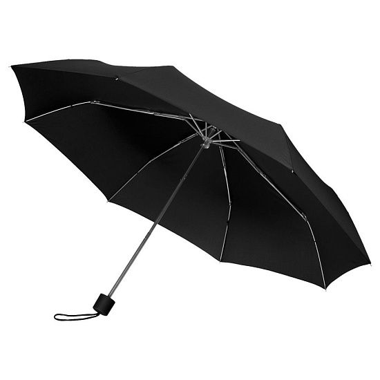Зонт складной Light, черный - подробное фото