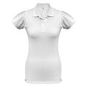Рубашка поло женская Heavymill белая - фото