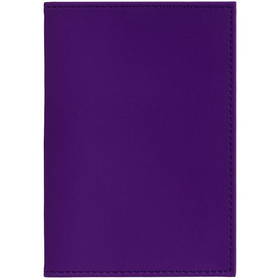 Обложка для паспорта Shall, фиолетовая - подробное фото