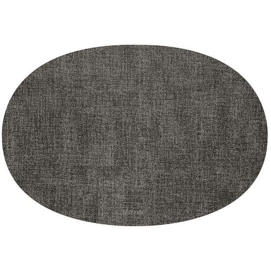 Салфетка сервировочная Fabric, двухсторонняя, темно-серая - подробное фото