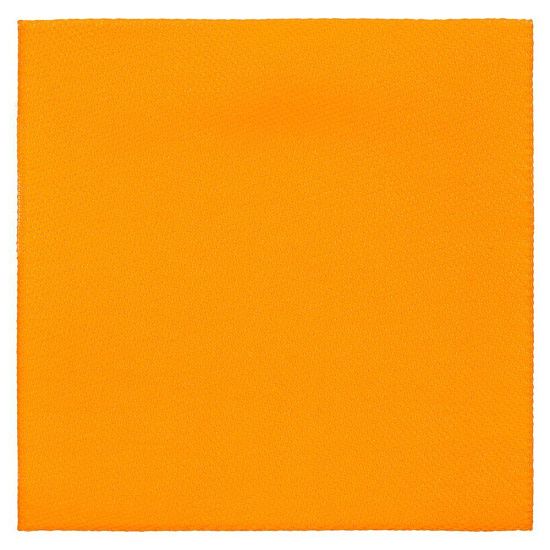 Лейбл тканевый Epsilon, L, оранжевый неон - подробное фото