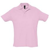 Рубашка поло мужская SUMMER 170, розовая - фото