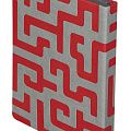 Ежедневник Labyrinth, недатированный, красный