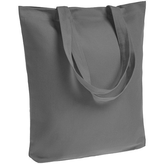 Холщовая сумка Avoska, темно-серая (серо-стальная) - подробное фото