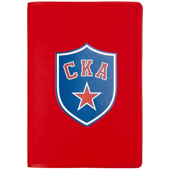 Обложка для паспорта «СКА», красная - подробное фото