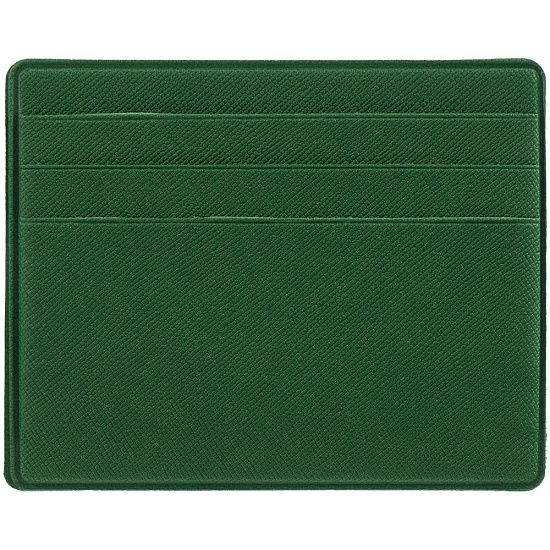 Чехол для карточек Devon, темно- зеленый - подробное фото