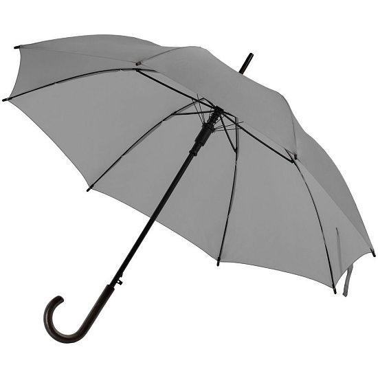 Зонт-трость Standard, серый - подробное фото