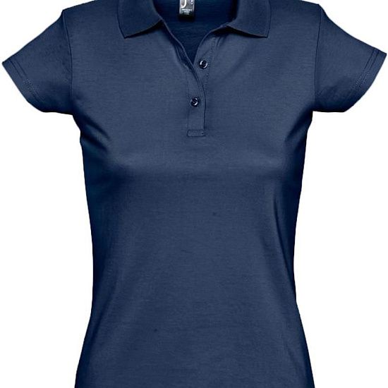 Рубашка поло женская Prescott Women 170, кобальт (темно-синяя) - подробное фото