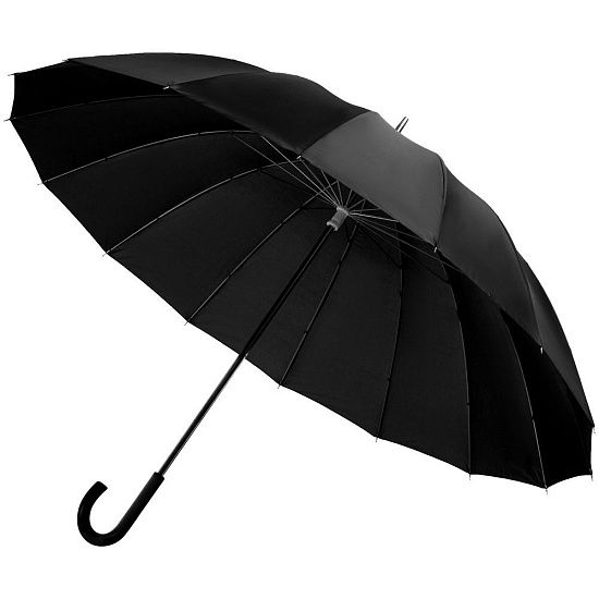 Зонт-трость Hit Golf, черный - подробное фото