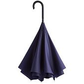 Зонт наоборот Unit Style, трость, темно-фиолетовый - фото