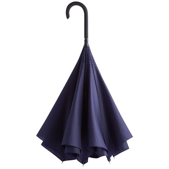 Зонт наоборот Unit Style, трость, темно-фиолетовый - подробное фото