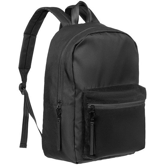 Рюкзак Patch Catcher с карманом из липучки, черный - подробное фото