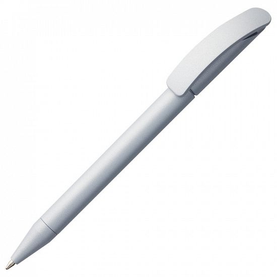 Ручка шариковая Prodir DS3 TVV, серебристый металлик - подробное фото