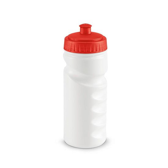 Бутылка для велосипеда Lowry, белая с красным - подробное фото