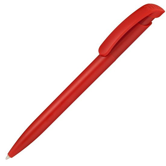 Ручка шариковая Clear Solid, красная - подробное фото