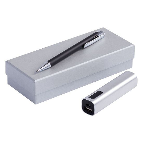 Набор Snooper: аккумулятор и ручка , серебристый - подробное фото