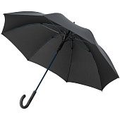 Зонт-трость с цветными спицами Color Style ver.2, синий с черной ручкой - фото