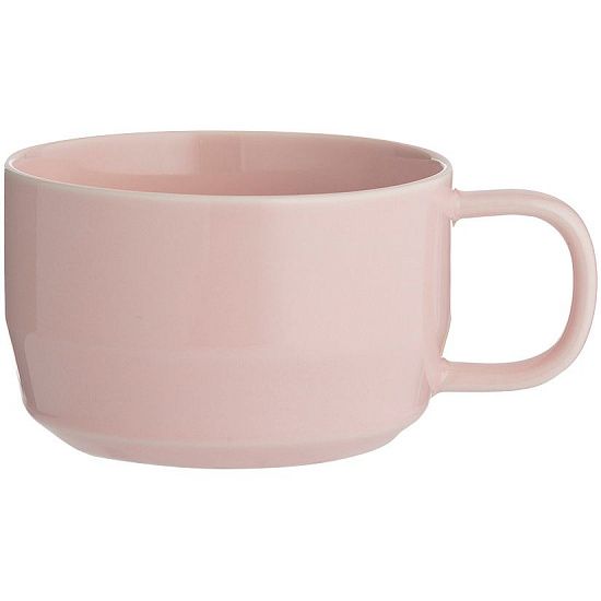 Чашка для капучино Cafe Concept, розовая - подробное фото