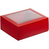 Коробка с окном InSight, красная - фото