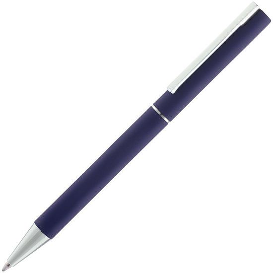 Ручка шариковая Blade Soft Touch, синяя - подробное фото