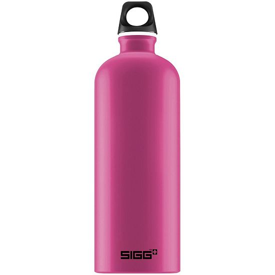 Бутылка для воды Traveller 1000, розовая - подробное фото
