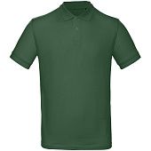 Рубашка поло мужская Inspire, темно-зеленая - фото