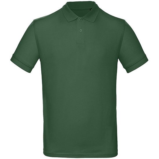 Рубашка поло мужская Inspire, темно-зеленая - подробное фото