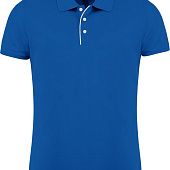 Рубашка поло мужская PERFORMER MEN 180 ярко-синяя - фото