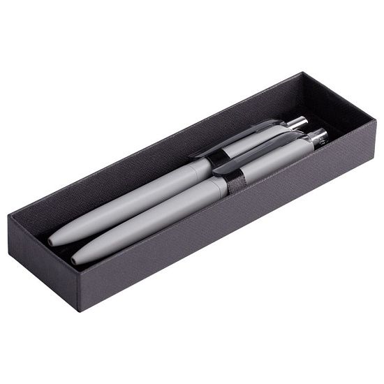 Набор Prodir DS8: ручка и карандаш, серый - подробное фото