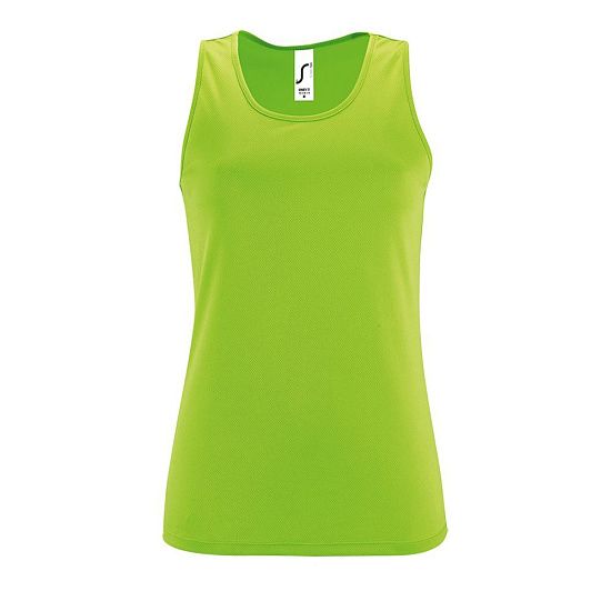 Майка женская Sporty TT Women, зеленый неон - подробное фото