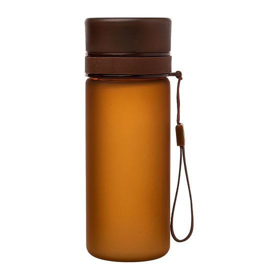 Бутылка для воды Simple, коричневая - подробное фото