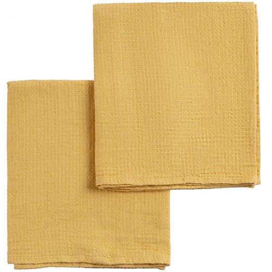 Набор полотенец Fine Line, желтый - подробное фото