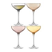 Набор бокалов для шампанского Polka Saucer, металлик - фото