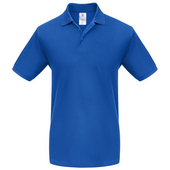 Рубашка поло Heavymill ярко-синяя - подробное фото