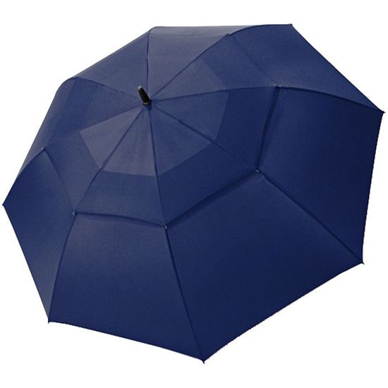 Зонт-трость Fiber Golf Air, темно-синий - подробное фото