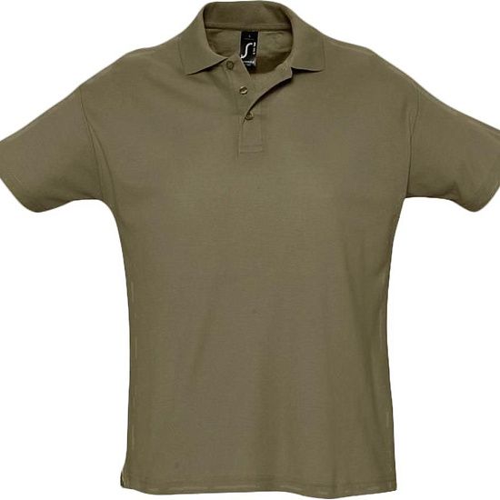 Рубашка поло мужская SUMMER 170, хаки - подробное фото