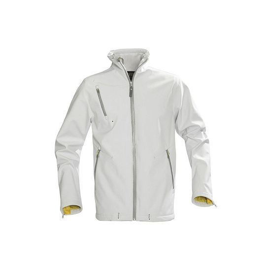 Куртка софтшелл мужская SNYDER, белая - подробное фото