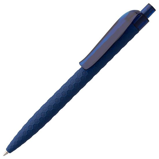 Ручка шариковая Prodir QS04 PRT Honey Soft Touch, синяя - подробное фото