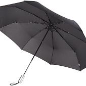 Зонт складной Fiber, черный - фото